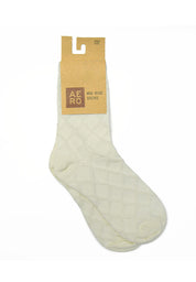 Patterned Mid Rise Socks - Diamond